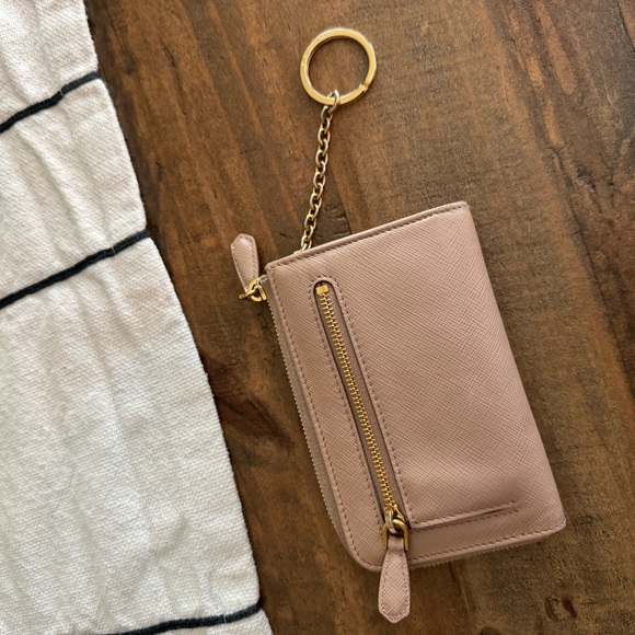 Prada Saffiano Leather Keychain Wallet - Picture 4 of 7